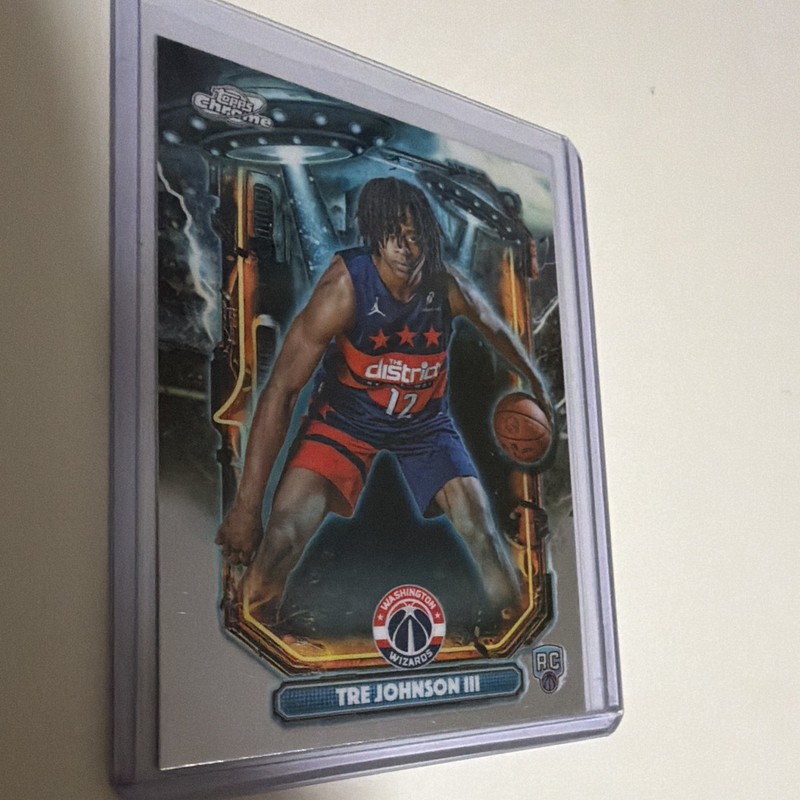 Topps 2025-26 Cosmic Chrome Extraterrestrial Talent Tre Johnson III RC #ET-16