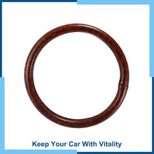 Universal Pack1 1538cm Car Steering Wheel Cover Wood Grain Faux Leather
