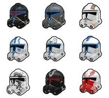 Arealight Phase 2 Clone Trooper Helmet for Star Wars Minifigs -Pick Color 