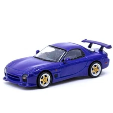 Tarmac Works 1:64 Vertex Mazda RX-7 FD3S Mazdaspeed A-Spec Innocent Blue Mica