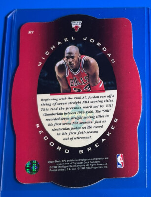 その他 MICHAEL JORDAN 1996 SPX HOLOVIEW HEROES 1996 -97 Spx Michael Jordan Holoview Heroes Hologram Insert