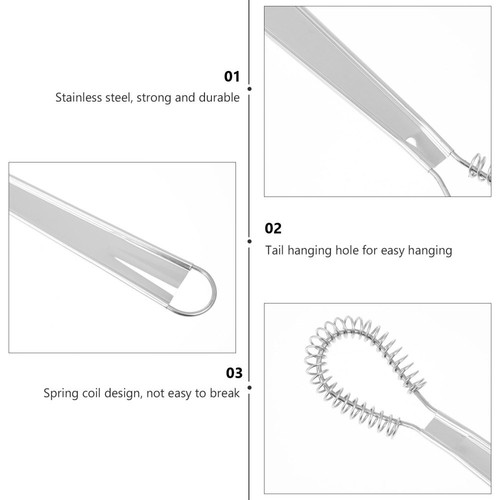 2PCS Manual Egg Beater Hand Held Egg Beater Practical Egg Mixer for Home - 第 9/12 張圖片