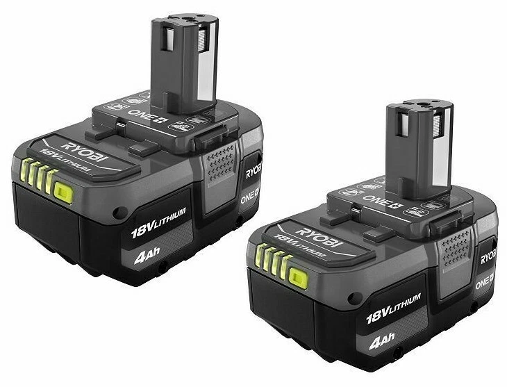 2 PACK GENUINE RYOBI Battery PBP005 LITHIUM Ion 18V ONE 4.0Ah Battery OEM NEW