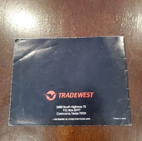 Original Nintendo NES Instruction Manual Only Double Dragon Book