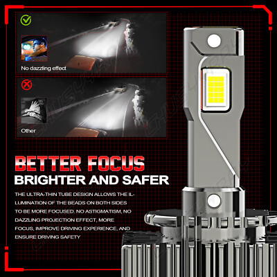 For Land Rover Range Rover 2006 2007 2008 D1S+H11 LED Headlight Hi