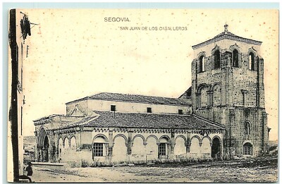 S02-8152, SEGOVIA, SAN JUAN DE LOS CABALLEROS, 100 YEAR-OLD POSTCARD