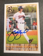 Beau Amaral Autograph Signed 2014 Bakersfield Blaze Card Cincinnati Reds