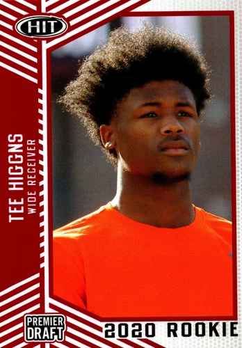 2020 Sage Hit Premier Draft Tee Higgins - Red Rookie #67 {BOX 22 D6}