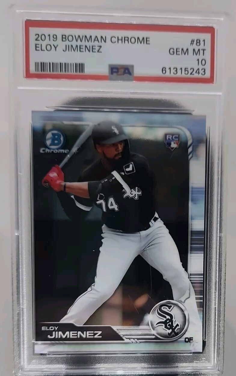 PSA 10 Eloy Jimenez 2019 Bowman Chrome Rookie Card #81