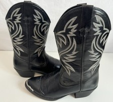 Smoky Mountain Western Boots Youth Size 5 Cowboy Black Women s Size 6.5