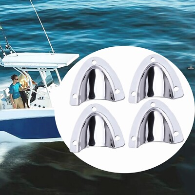 Marine Wire Cable Vent Cover 4PCS Stainless Steel Clam Shell