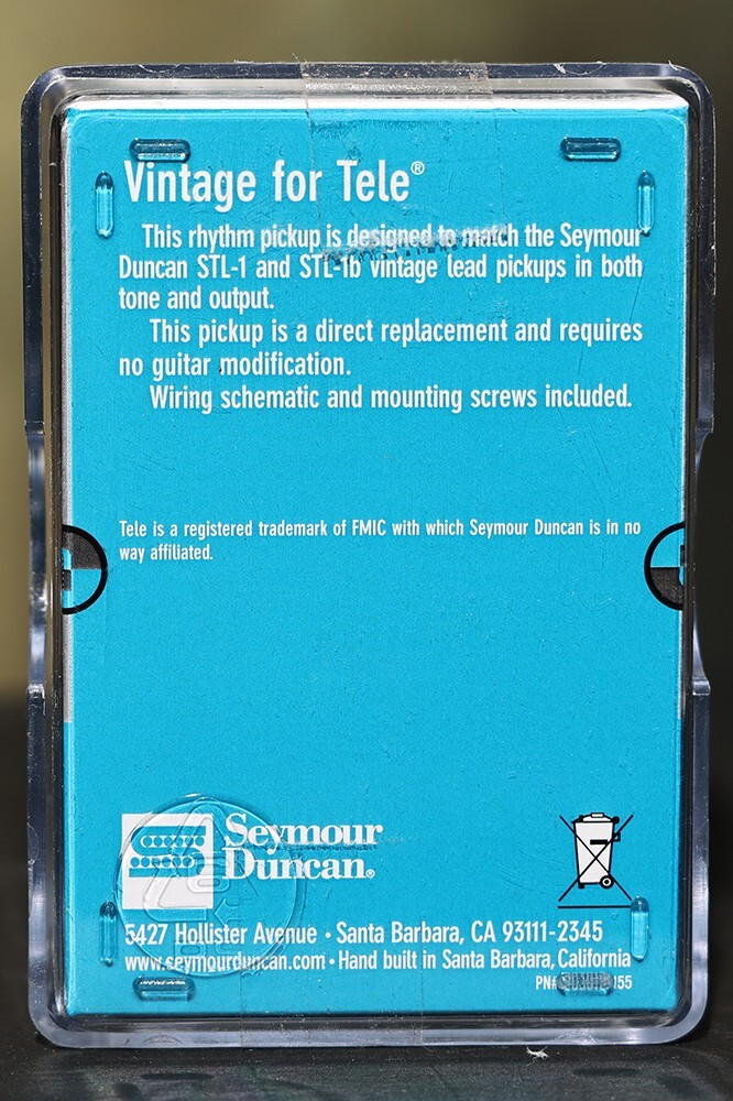 SEYMOUR DUNCAN STR-1 Vintage Rhythm Tele PICKUP Neck for