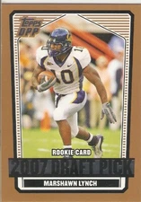 MARSHAWN LYNCH ROOKIE 2007 TOPPS DPP 133 BUFFALO BILLS SEATTLE SEAHAWKS CAL BEAR