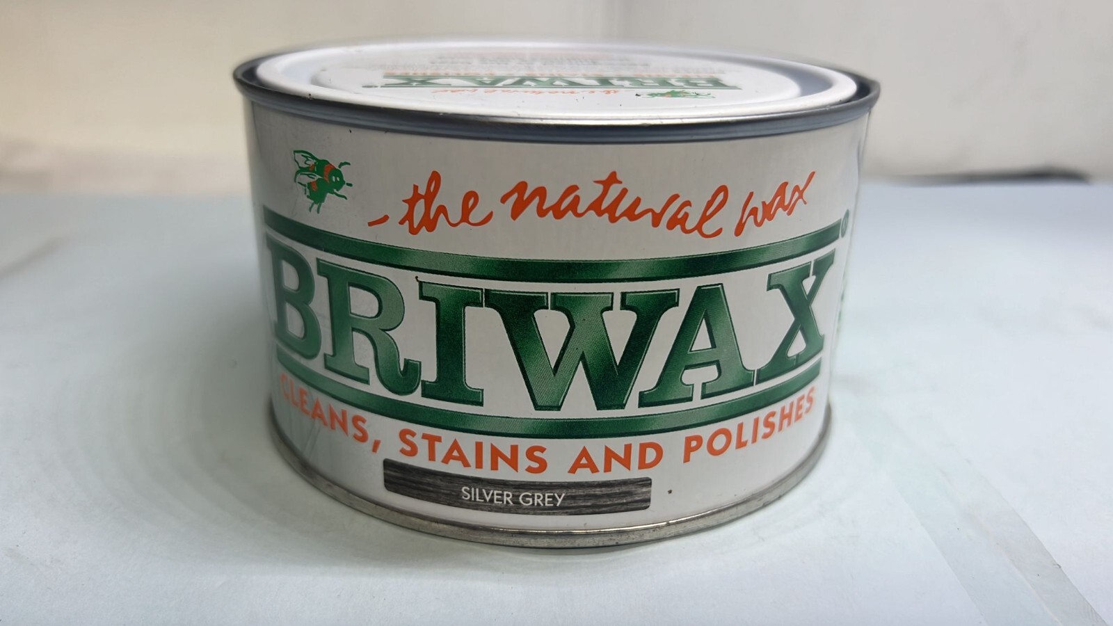 Briwax Medium Brown Furniture Wax Polish Wood Cleaner Restorer 400g silver grey eBay