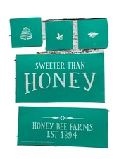 Chalk Couture Bees Knees Collection-Sweeter Than Honey Transfer