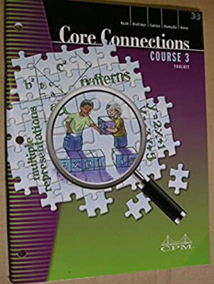 Core Connections: Course 3 Foundations for Algebra Toolkit
