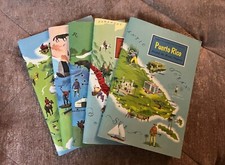 American Geographical Society Around The World Program 5 Books Vintage Collectib