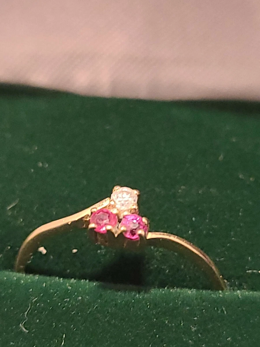 Ruby and garnet mothers best sale ring