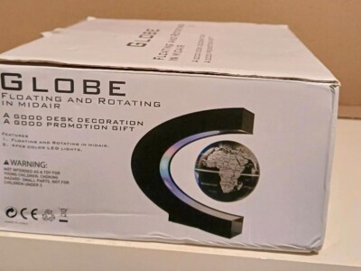 Kindr Spiel Floating Magnetic Levitation Globe LED World Map