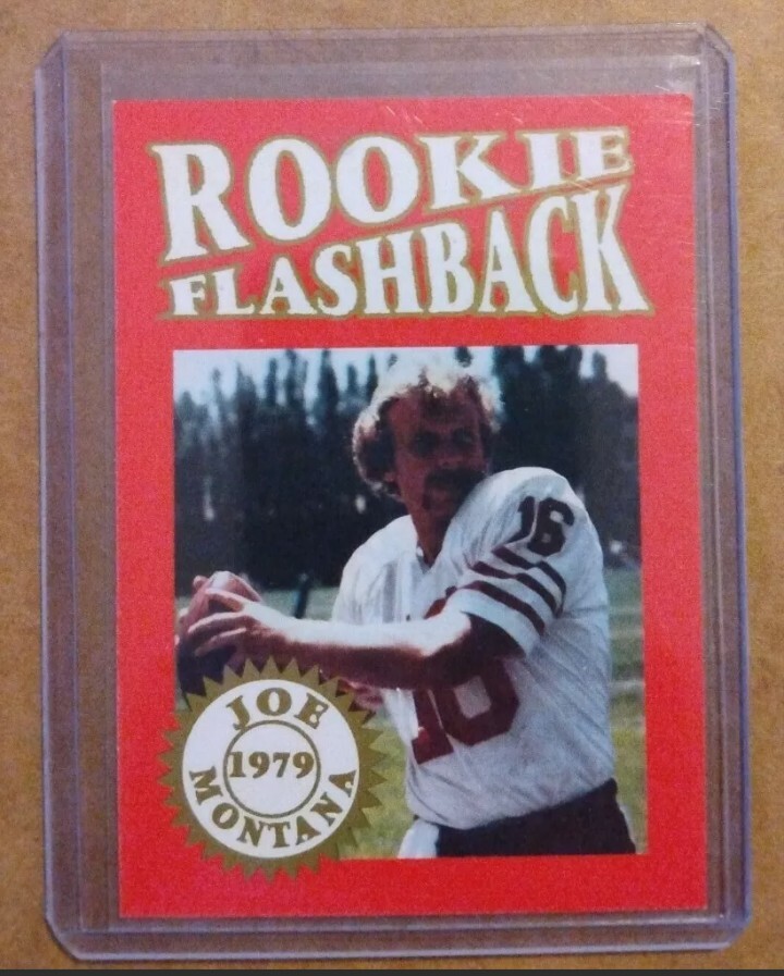 RARE JOE MONTANA 1979 ROOKIE FLASHBACK #BC09 RARE Promo card
