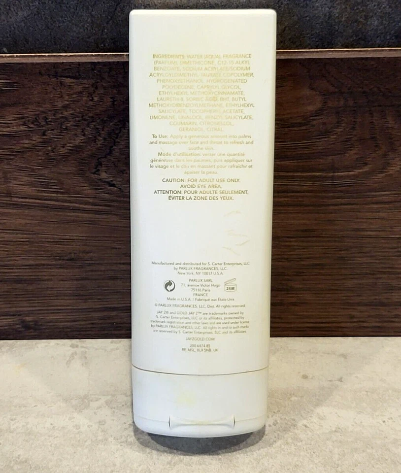 Bálsamo para después del afeitado JAY Z GOLD 6,7 OZ tamaño grande nuevo sin caja leer (m2/XL5 Foto 2 de 2