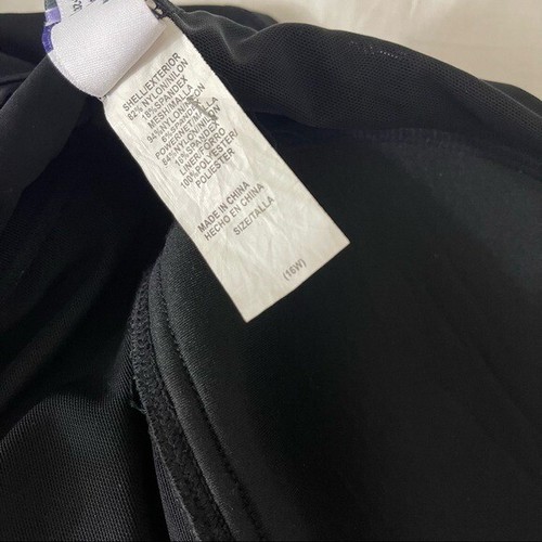 Traje de baño para mujer Always For Me negro de una pieza escote transparente talla 16 - Imagen 5 de 6