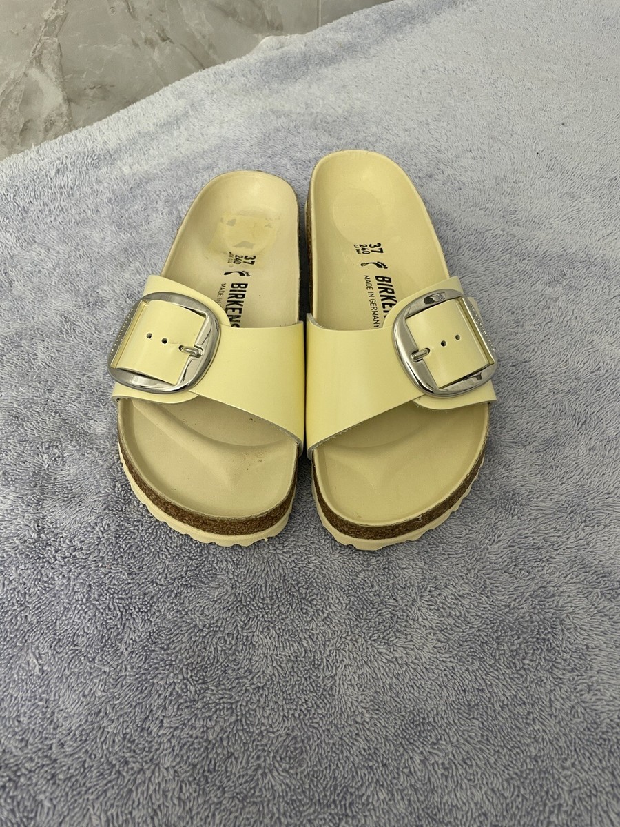 Birkenstock Madrid Big Buckle Yellow Size 6/37 | eBay