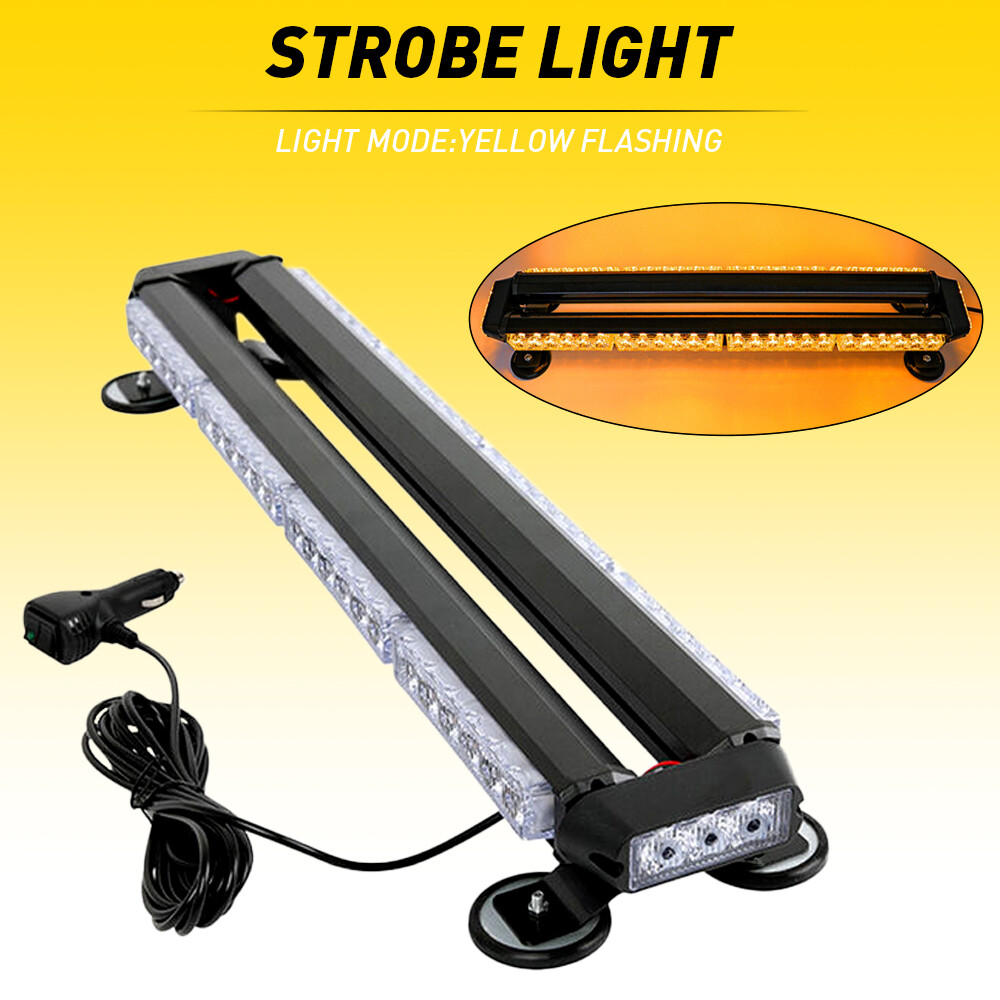 LED Emergency Strobe Rooftop Warning Light Dual-Side Flashing Beacon