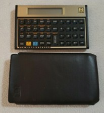 Vintage HP12C Financial Calculator W/ Soft Pouch Hewlett Packard Tested Working