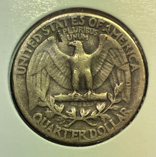 USA 1/4$ 1942 Washington Silver Quarter KM#164 Philadelphia .900Ag aF/VF B1509 - Picture 6 of 8