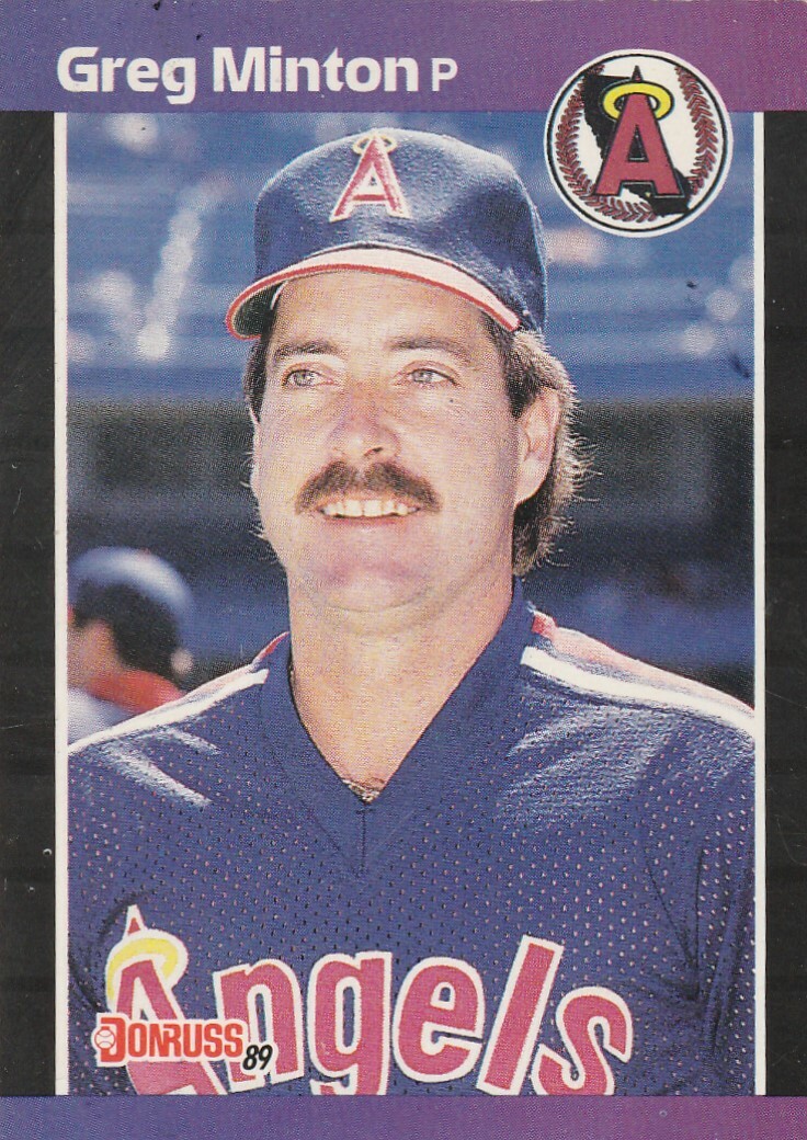 FREE SHIPPING-MINT-1989 Donruss #490 Greg Minton ANGELS PLUS BONUS CARDS