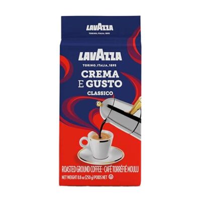 Lavazza Italian ''Crema e Gusto'' Ground Espresso  Assorted Flavor Names , Sizes 