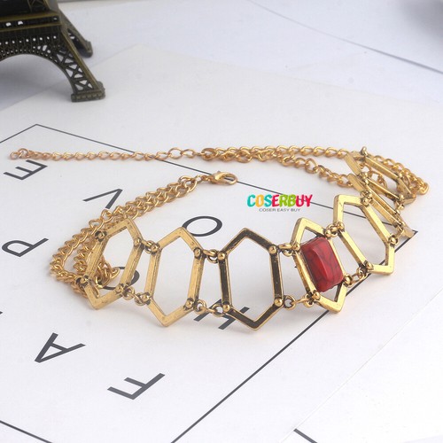 Gargantilla Collar Colgante Cuello Cadena Inspirado en Juego de Tronos Melisandre Joyería - Imagen 3 de 7