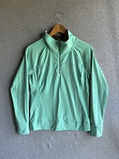 Pink Victoria Secret 1/4 Zip Pullover Blue Athletic Sweatshirt Small