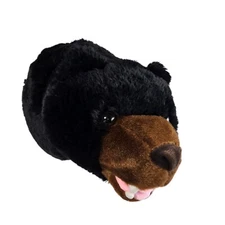 Adore Plush Co Tahoe The Black Bear Plush Stuffed Animal 3D Wall Mount 12” EUC