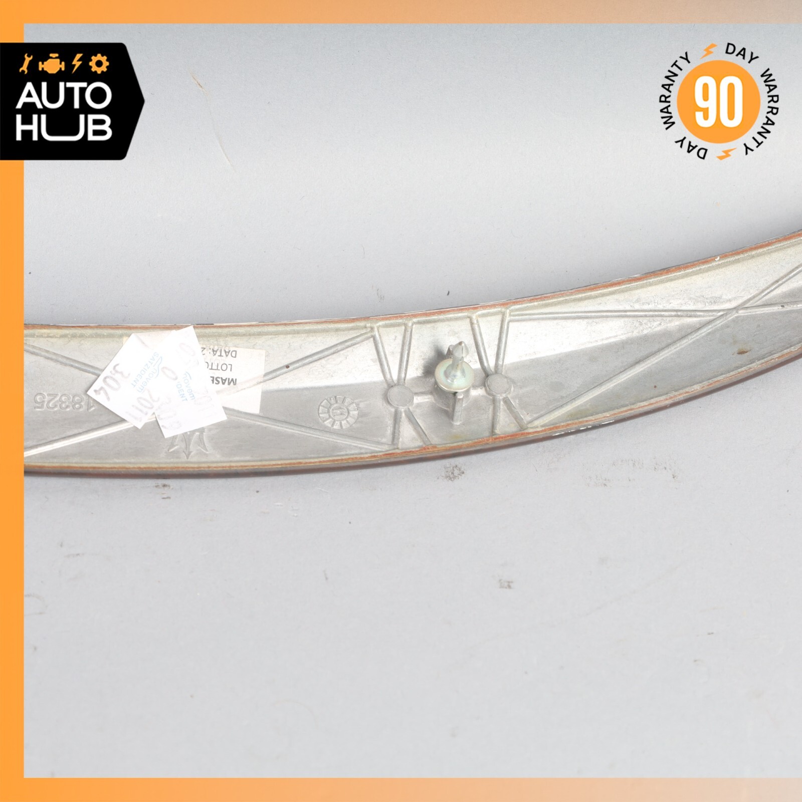 08-19 Maserati GranTurismo M145 Coupe Rear Left Side Door Panel Trim Wood OEM