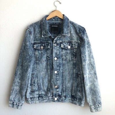 reason crazed denim jacket