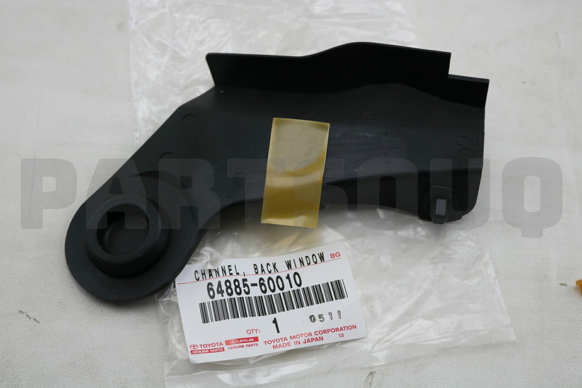 A 6488560010 Genuine Toyota CHANNEL, BACK DOOR GLASS, RH 64885