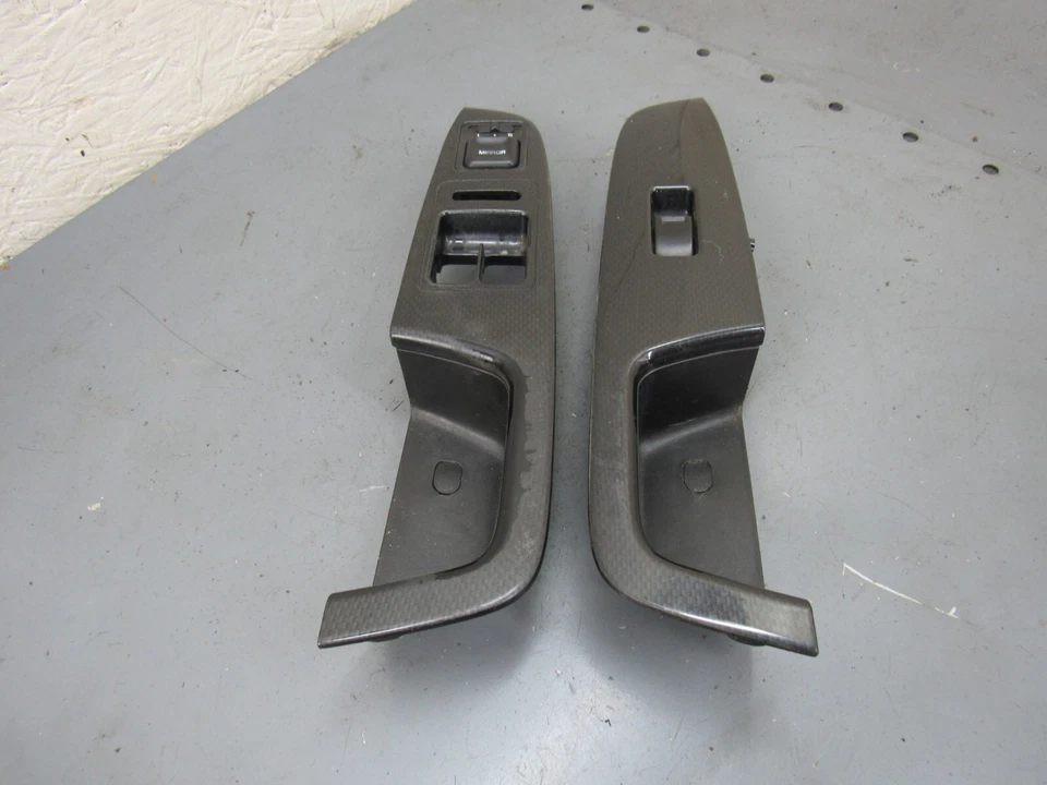 Manija de agarre interior Honda Prelude fibra de carbono izquierda derecha 1997-2001 OEM Foto 2 de 4