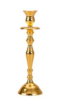 Moderner KerzenstäNder HöHe 23 Cm In Gold
