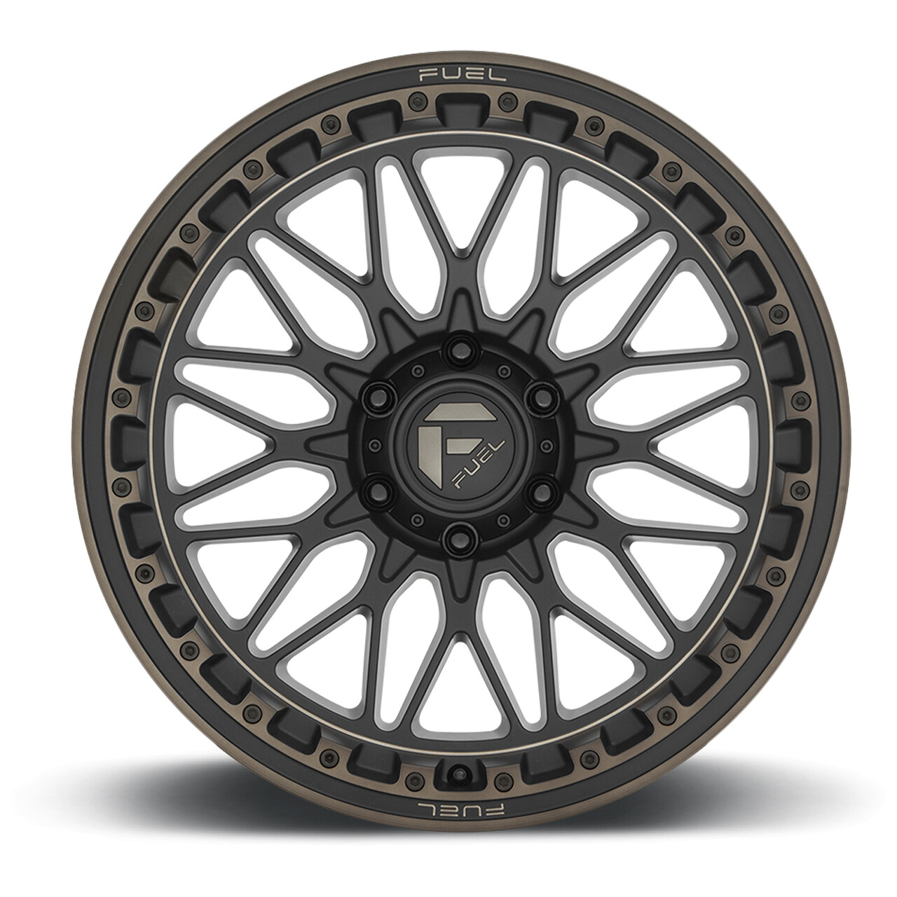 (Set of 5) Fuel D759 Trigger 20x9 5x5" +1mm Black/Tint Wheels Rims 20