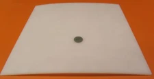 Tivar UHMW PE White Sheet .125" (1/8") Thick x 12" x 12"