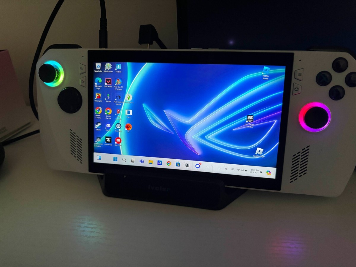 ASUS ROG Ally 7in 512GB White Gaming Handheld Console for sale