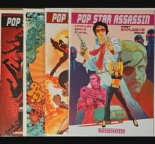 Pop Star Assassin #1 - 4 NM Full Set Marcelo Basile 2021 Behemoth Comics 1 2 3 4