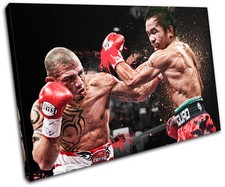 Cotto Pacquiao Boxing Sports SINGLE CANVAS WALL ART Picture Print VA