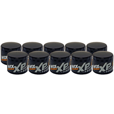 Wix Xp Set of 10 Engine Motor Oil Filters For Chevy GMC Old Pontiac StdAsp GAS