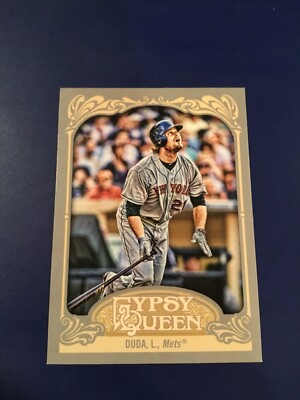 2012 GYPSEY QUEEN # 198 LUCAS DUDA New York Mets Great Card!