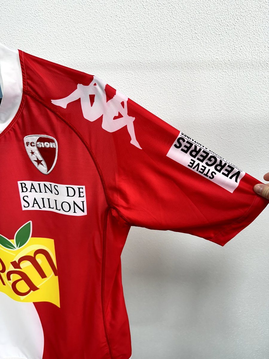 Maillot football vintage FC Sion 2011-2012 HOME 17 THETAZ