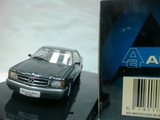 WOW EXTREMELY RARE Mercedes W126 500 SEC Coupe Pearl Black 1:43 Auto Art-560-SE