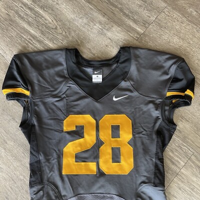 Nike Football Practice Jersey #28 Men's Size Large Gray Nike Football Practice Jersey #28 Men's Size Large Gray